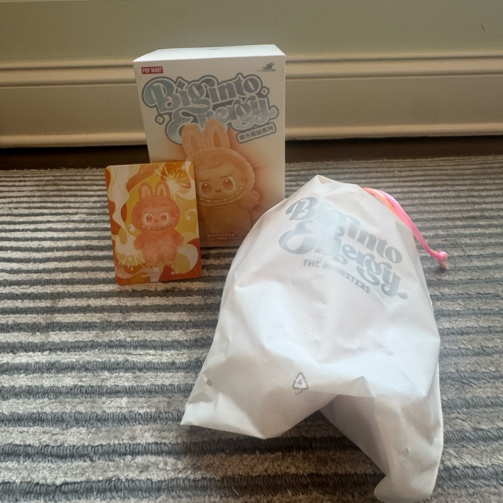 POP MART Labubu Big Into Energy – Happiness | Box Opened, Bag Sealed